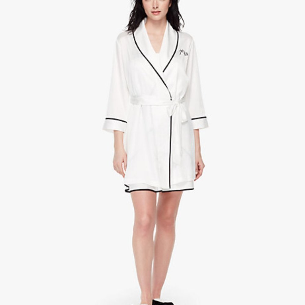 Kate Spade "MRS" Wedding PJ Set & Robe